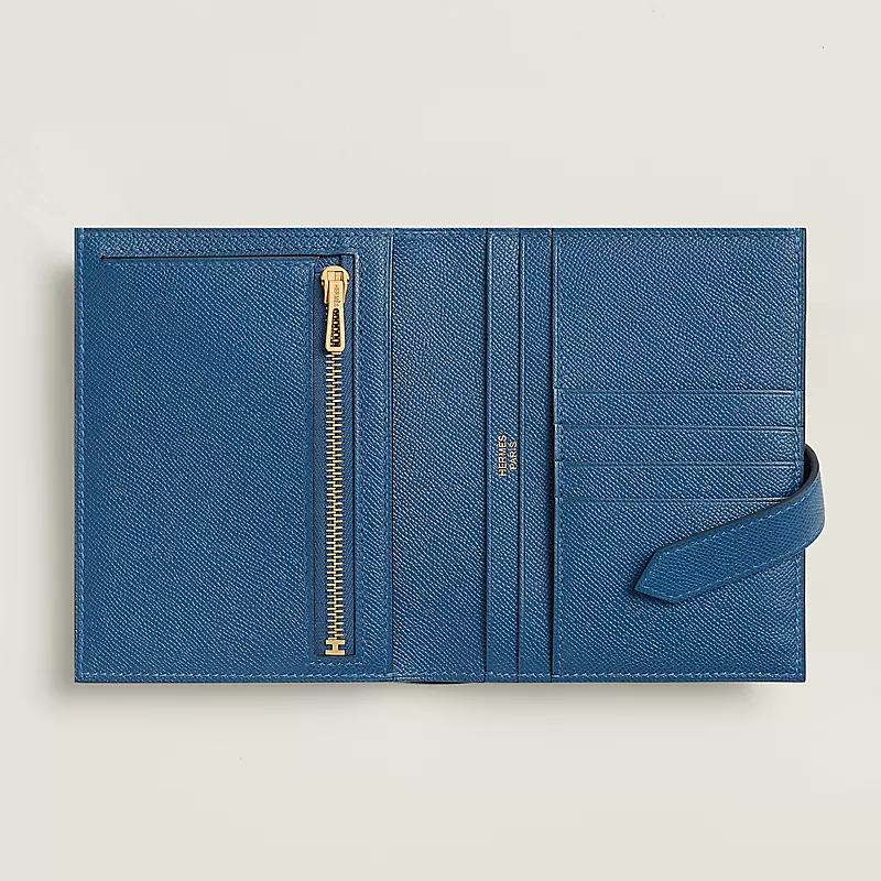 Bearn Compact wallet bleu tie