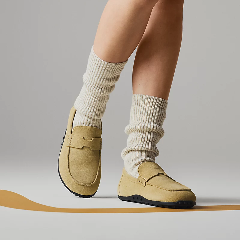 Lazy loafer beige albÃ¢tre