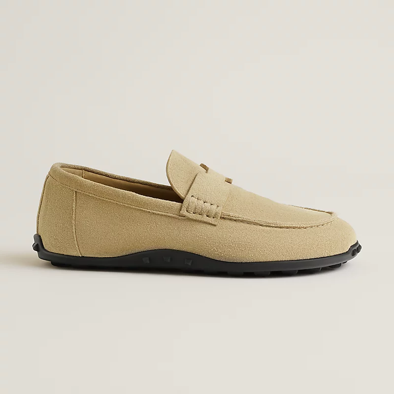 Lazy loafer beige albÃ¢tre