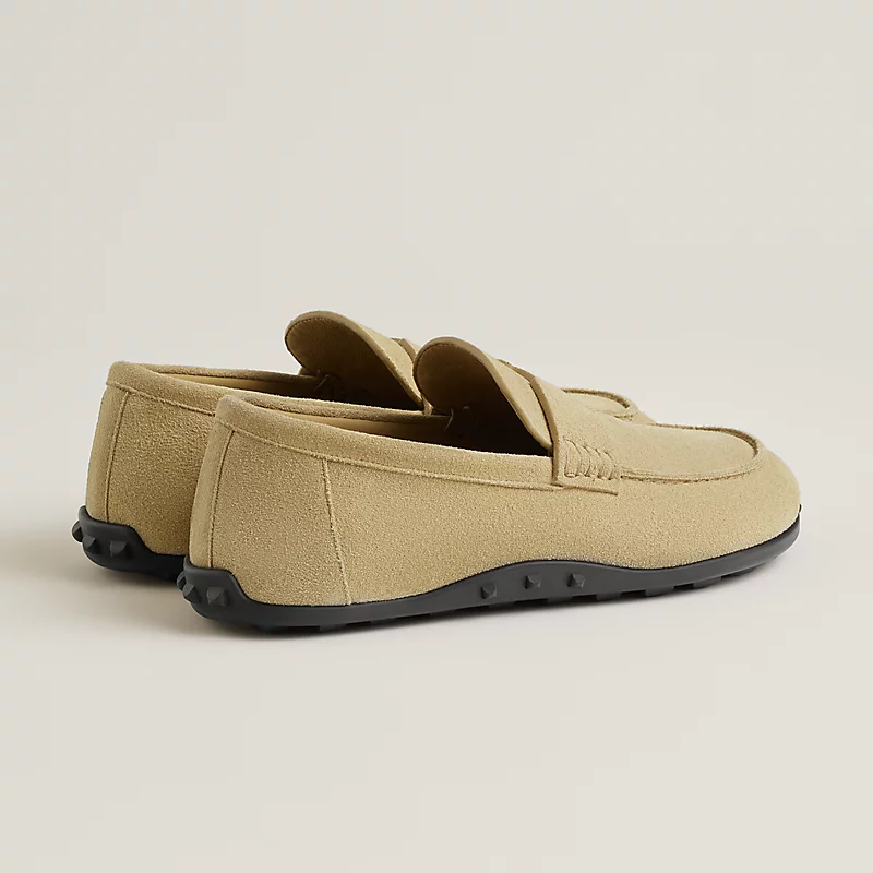 Lazy loafer beige albÃ¢tre