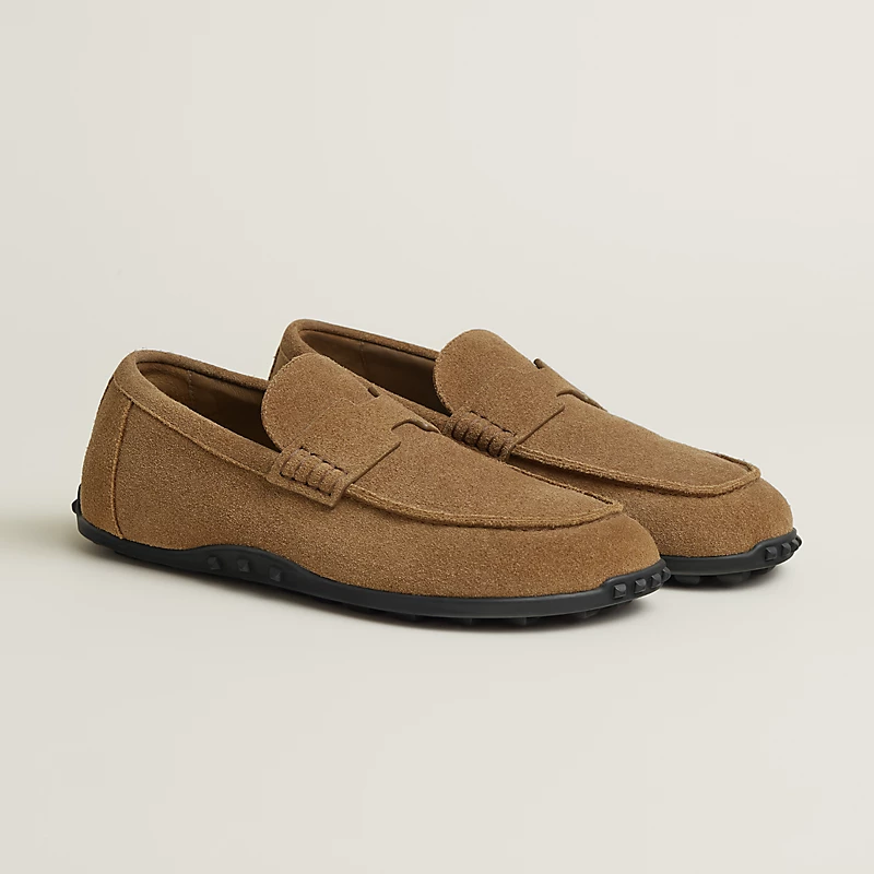 Lazy loafer brun fumÃ©