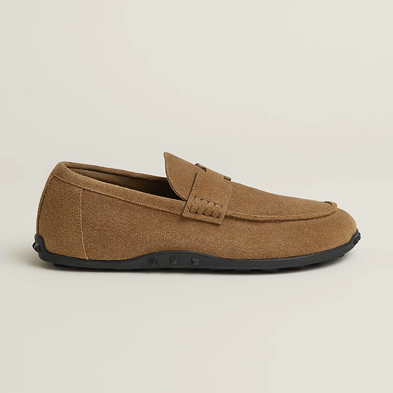 Lazy loafer brun fumÃ©