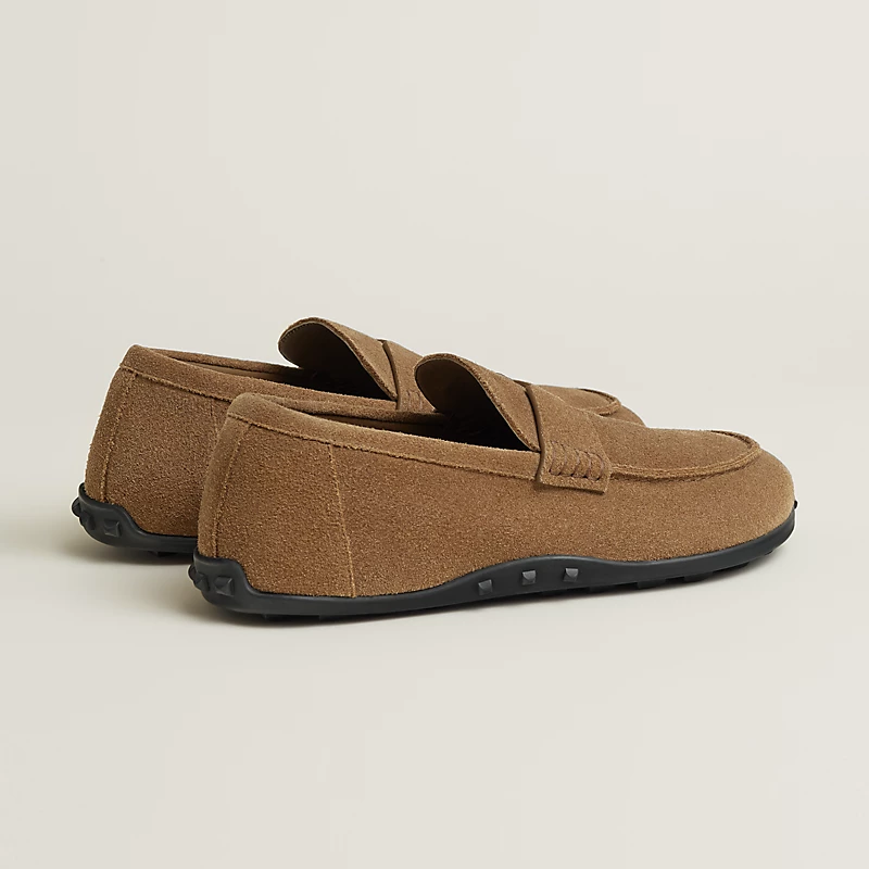 Lazy loafer brun fumÃ©