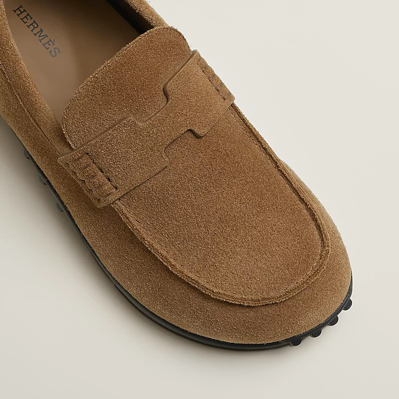 Lazy loafer brun fumÃ©
