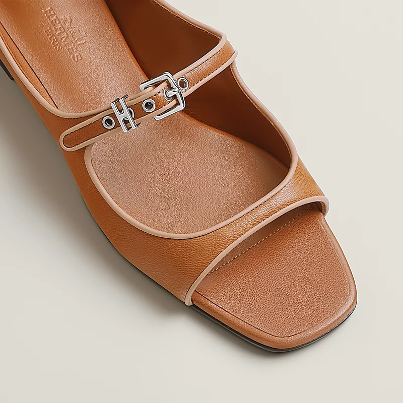 Kristen sandal marron alezan/beige perlino 4 Kristen sandal marron alezan/beige perlino
