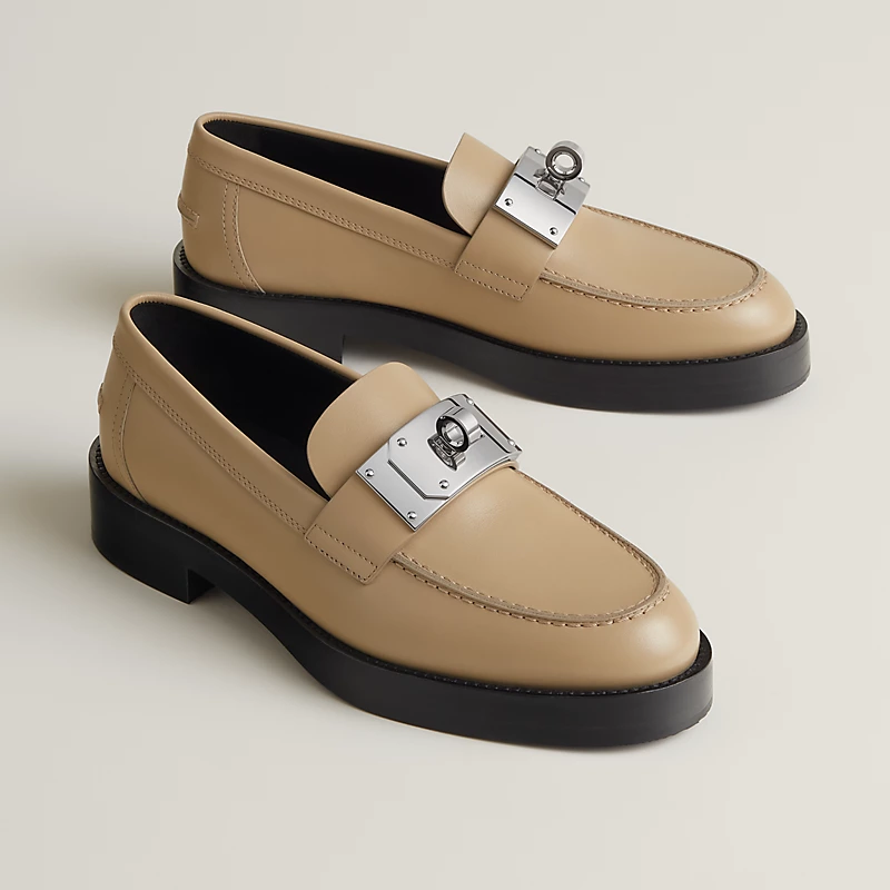 Hot loafer beige lin