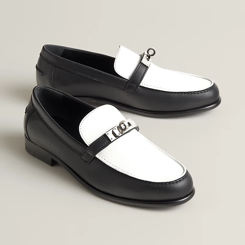 Destin loafer noir/blanc