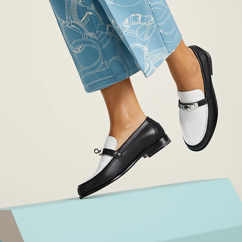 Destin loafer noir/blanc
