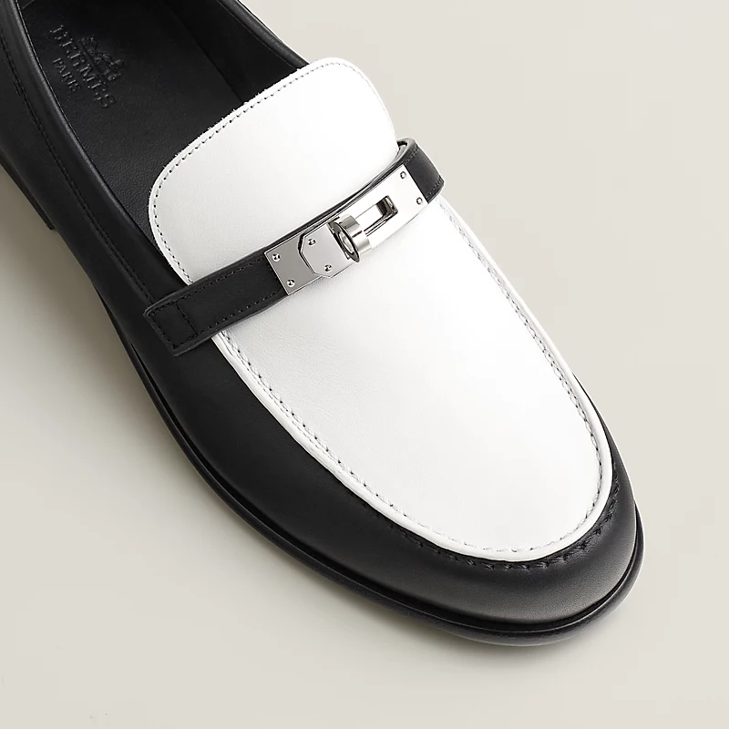Destin loafer noir/blanc