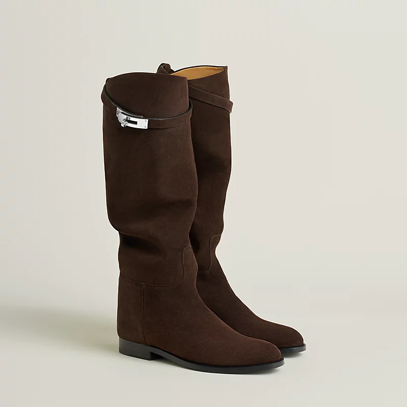 Jumping supple boot marron Ã©bÃ¨ne