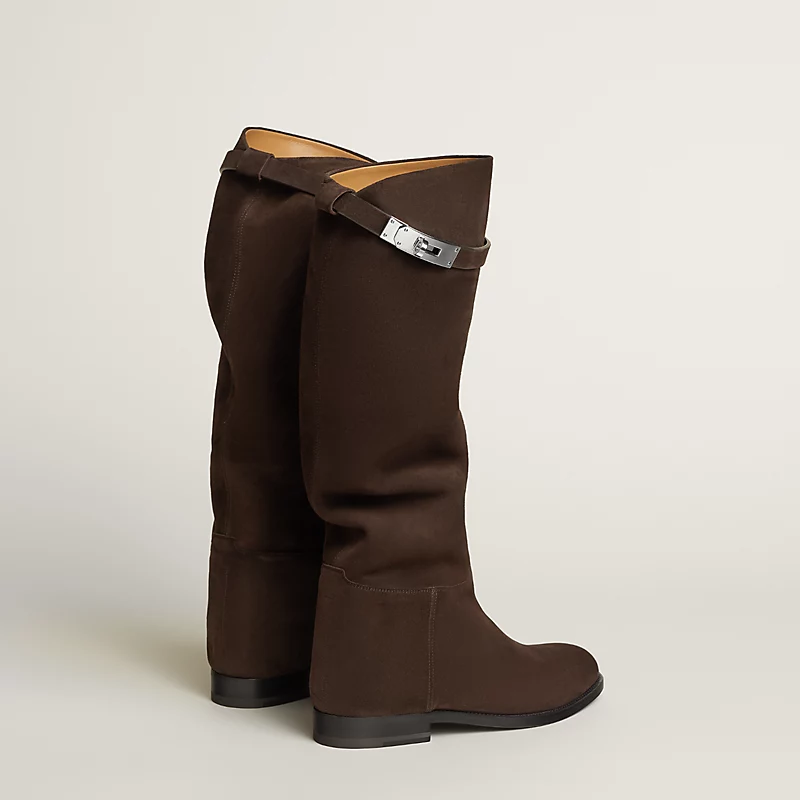Jumping supple boot marron Ã©bÃ¨ne