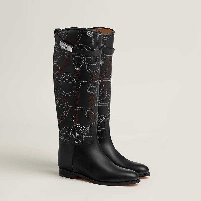 Jumping boot noir