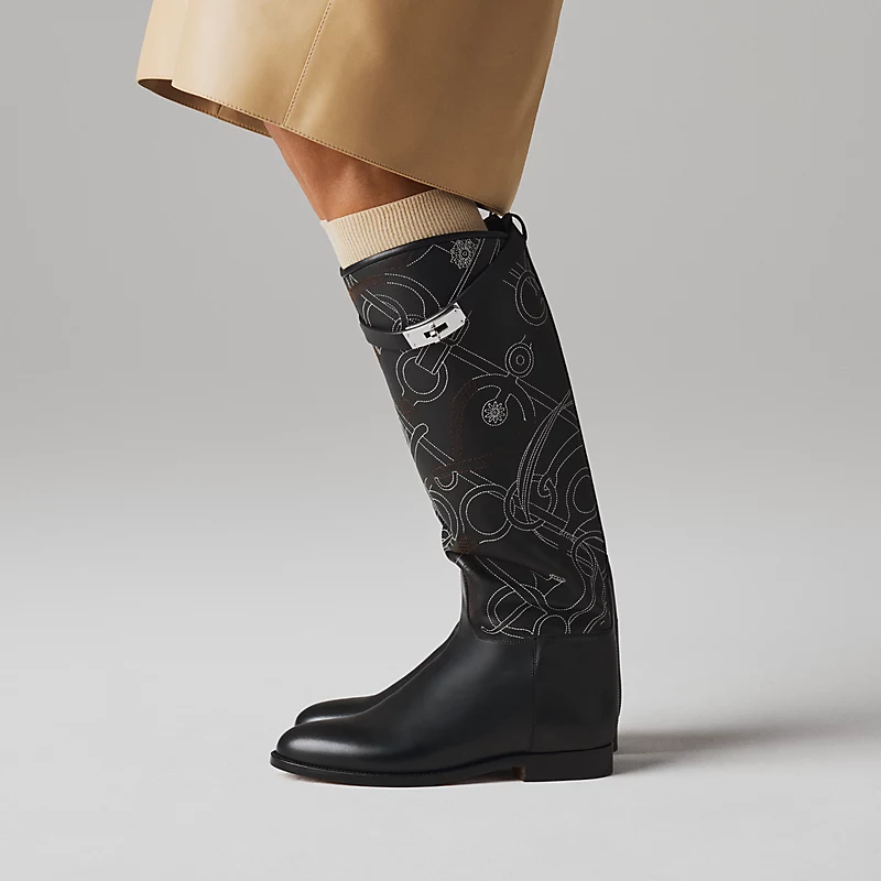 Jumping boot noir