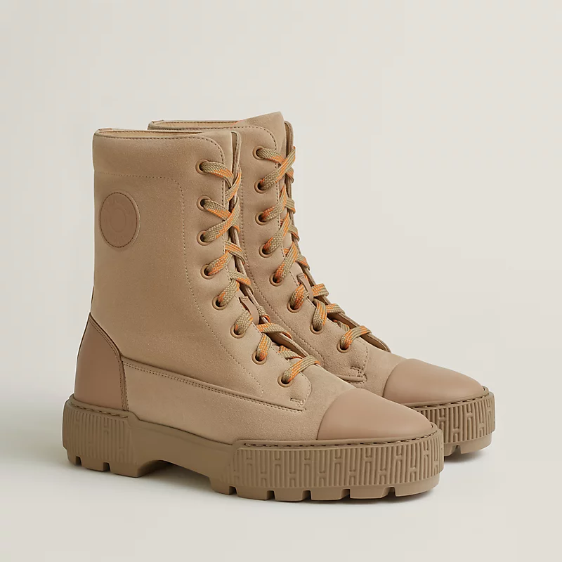 Fresh ankle boot beige camel