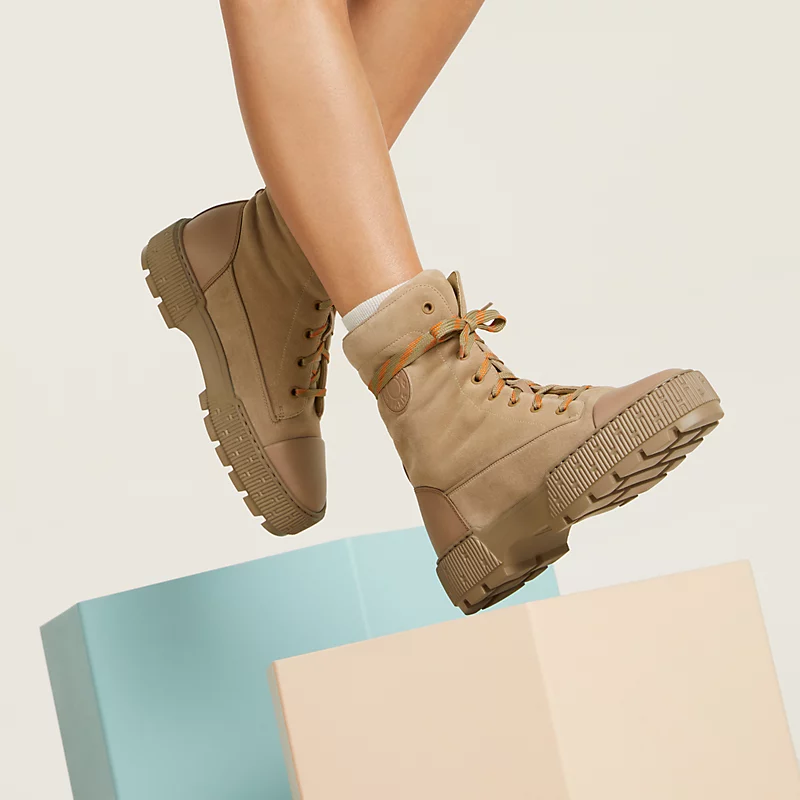 Fresh ankle boot beige camel