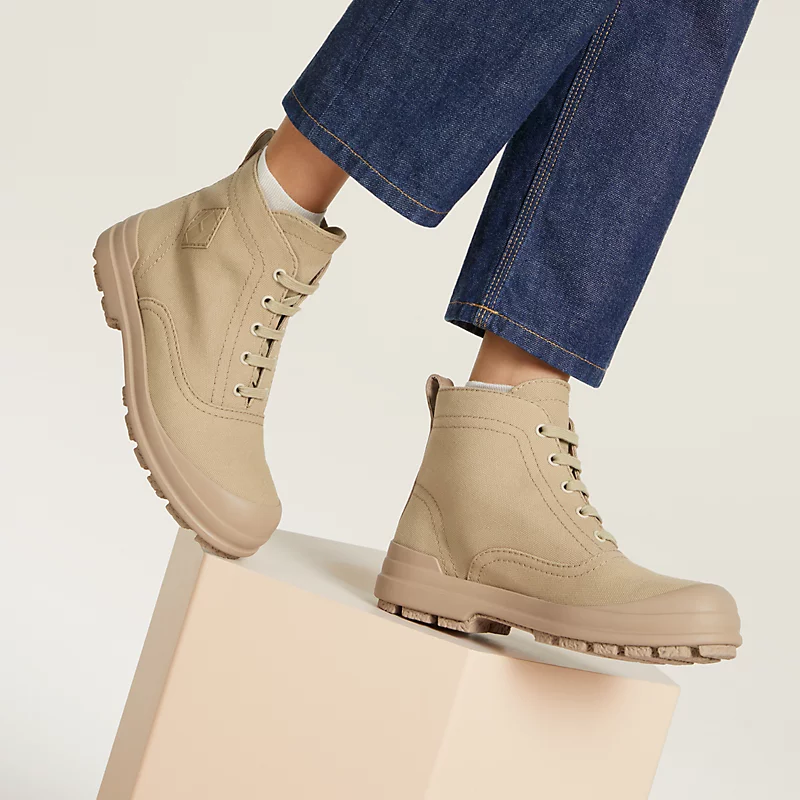 Kooler ankle boot beige lin
