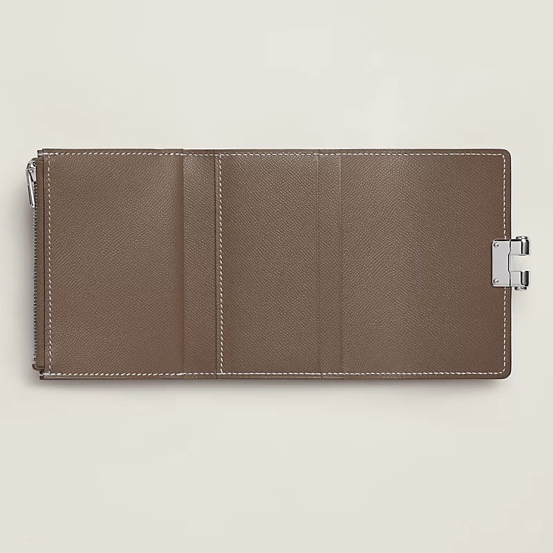 Charniere Compact wallet Ã©toupe