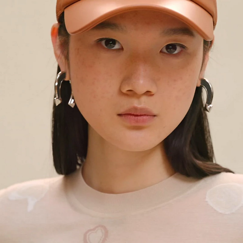"Candy Libris" light long-sleeve sweater blanc cygne