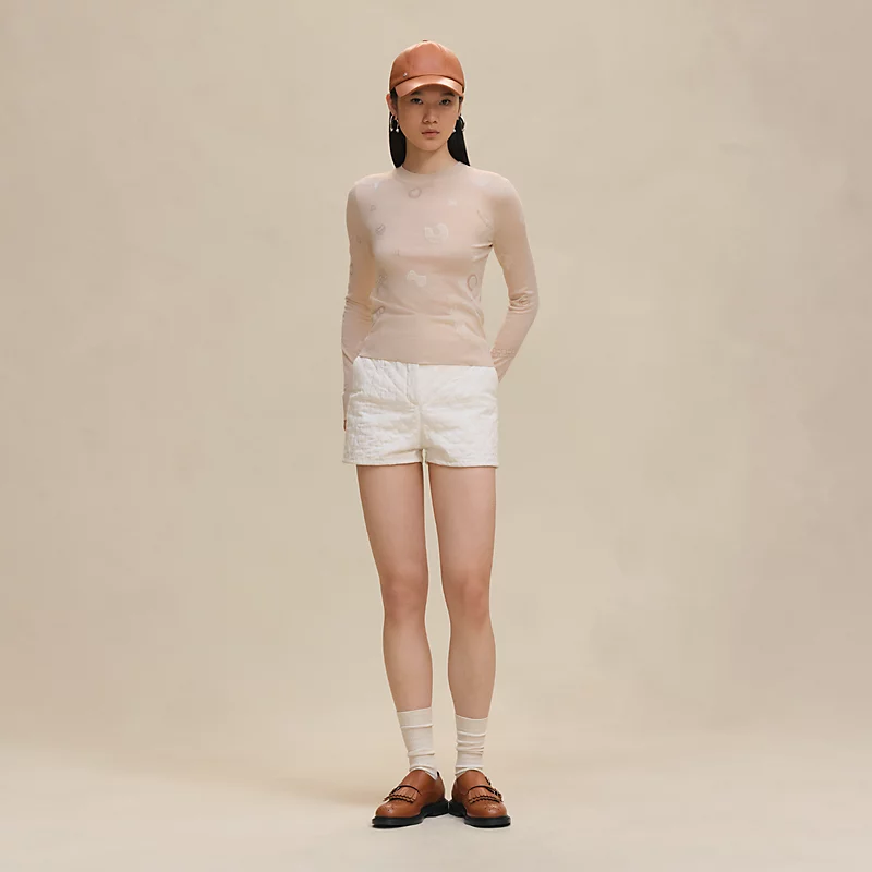 "Candy Libris" light long-sleeve sweater blanc cygne 3 "Candy Libris" light long-sleeve sweater blanc cygne