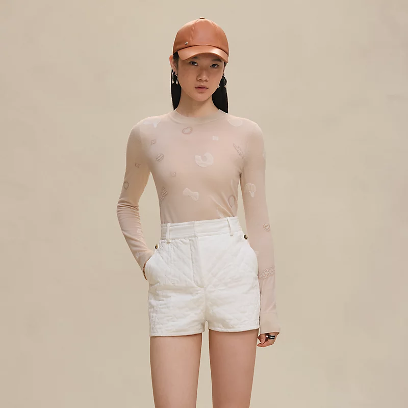 "Candy Libris" light long-sleeve sweater blanc cygne 4 "Candy Libris" light long-sleeve sweater blanc cygne