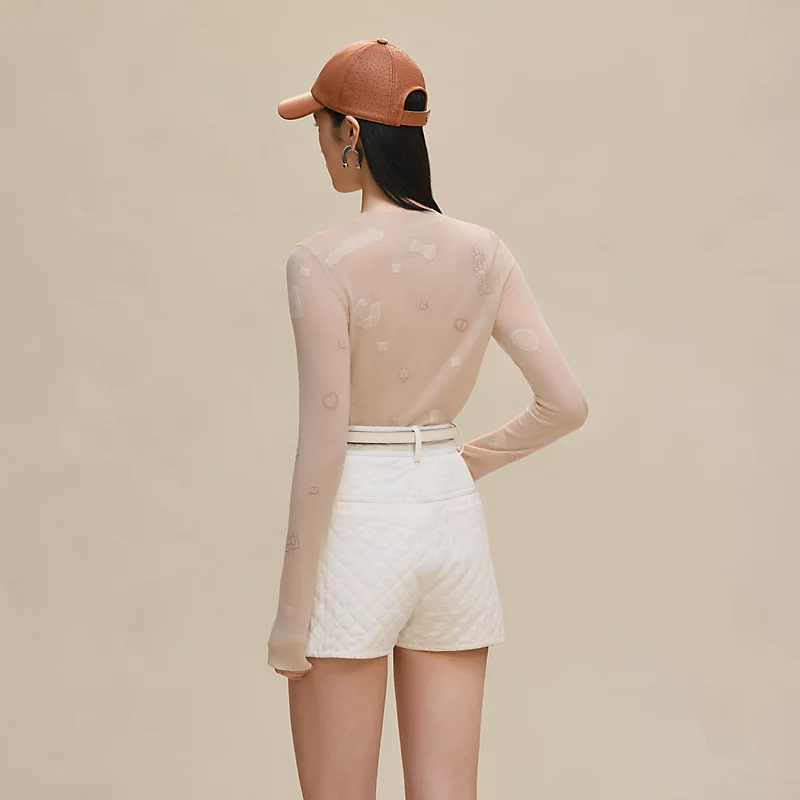 "Candy Libris" light long-sleeve sweater blanc cygne 5 "Candy Libris" light long-sleeve sweater blanc cygne