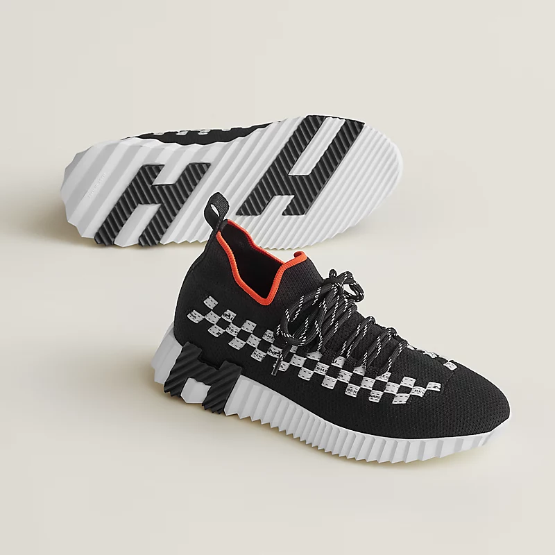 Flex slip-on sneaker noir/blanc