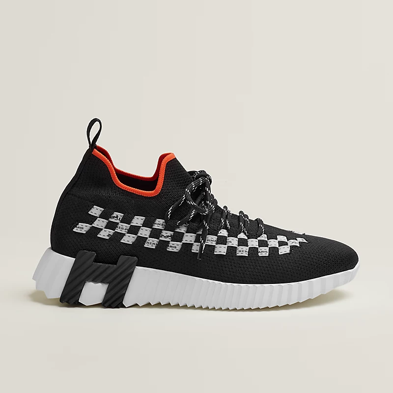 Flex slip-on sneaker noir/blanc