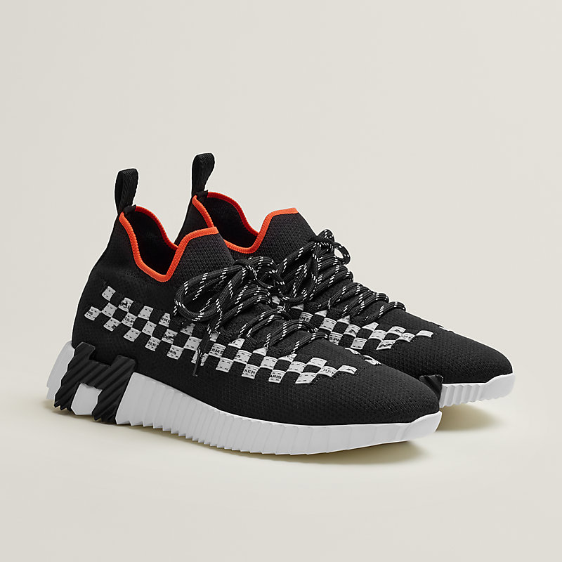 Flex slip-on sneaker noir/blanc