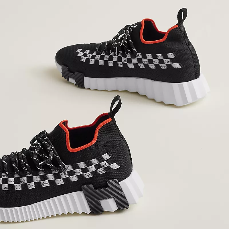Flex slip-on sneaker noir/blanc