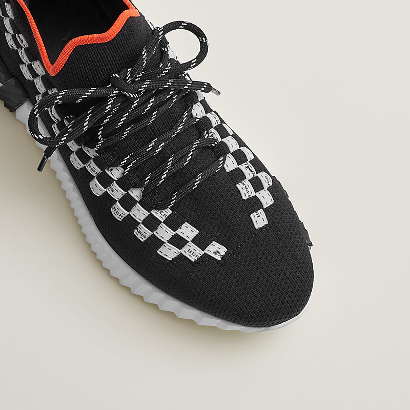 Flex slip-on sneaker noir/blanc