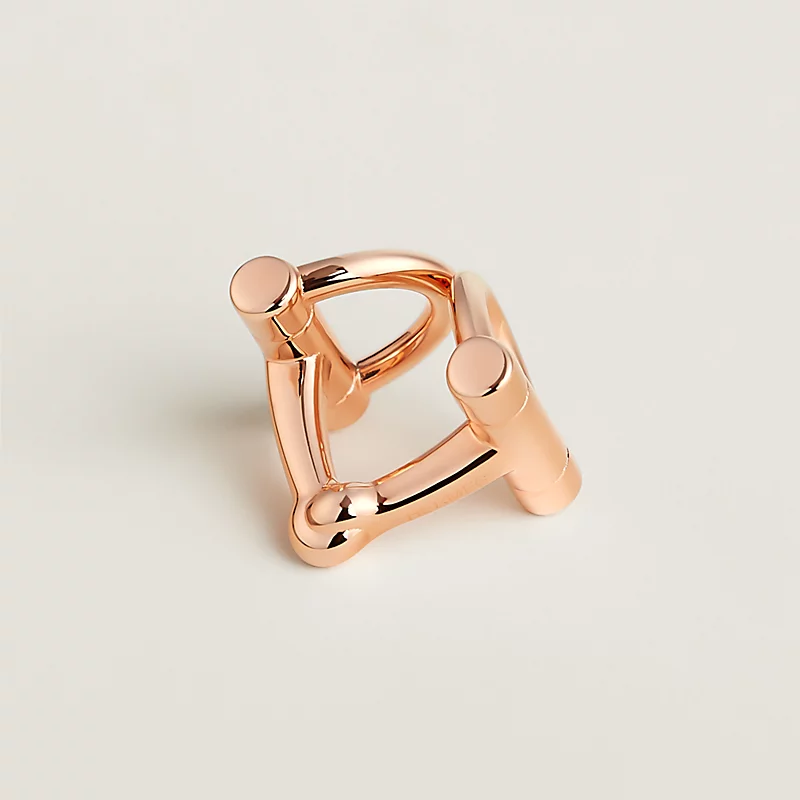Mini Double D Twilly ring plaquÃ© or rose