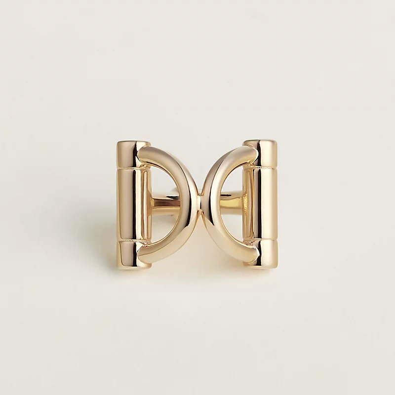 Mini Double D Twilly ring permabrass