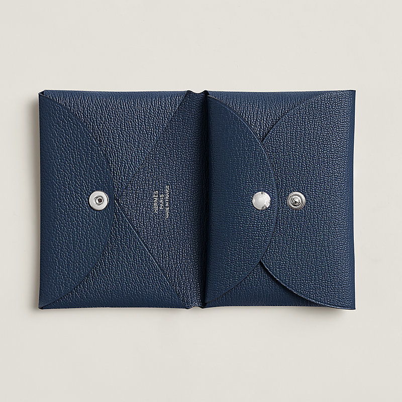 Calvi Duo Compact card holder navy