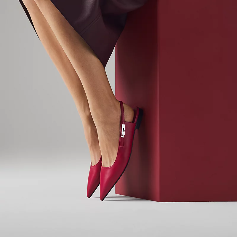 Lovely slingback rose framboise