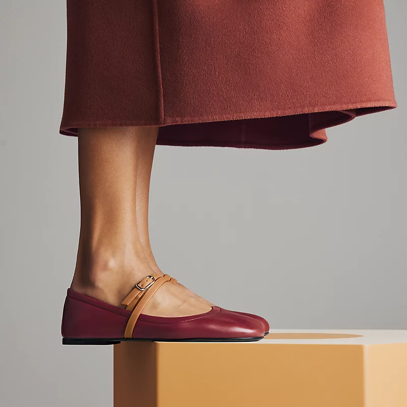 Jolly ballet flat rouge H/naturel