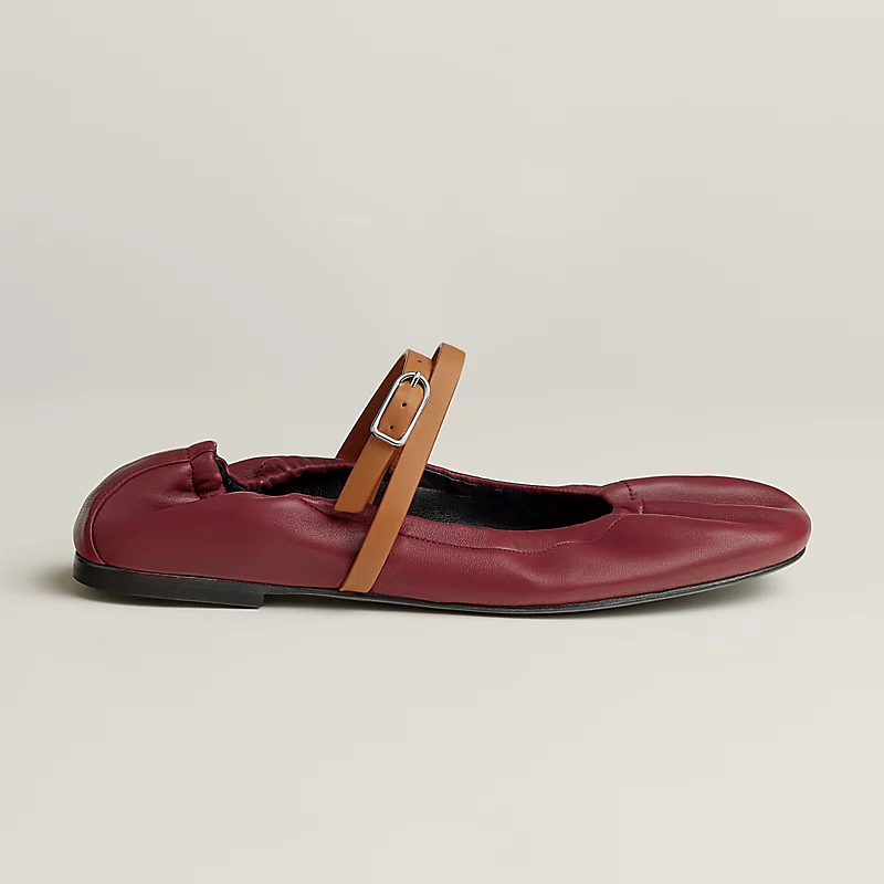 Jolly ballet flat rouge H/naturel