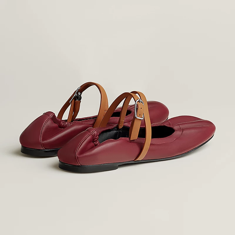 Jolly ballet flat rouge H/naturel