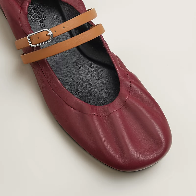 Jolly ballet flat rouge H/naturel