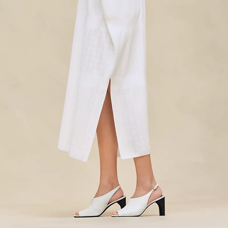 "Chaine d'Ancre" long caftan dress blanc cassÃ©