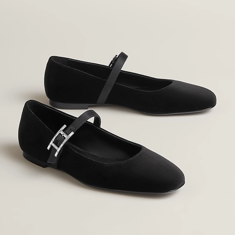 Jane ballet flat noir