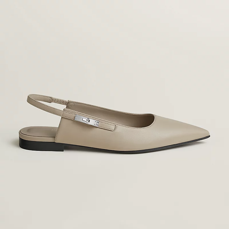 Lovely slingback beige nomade