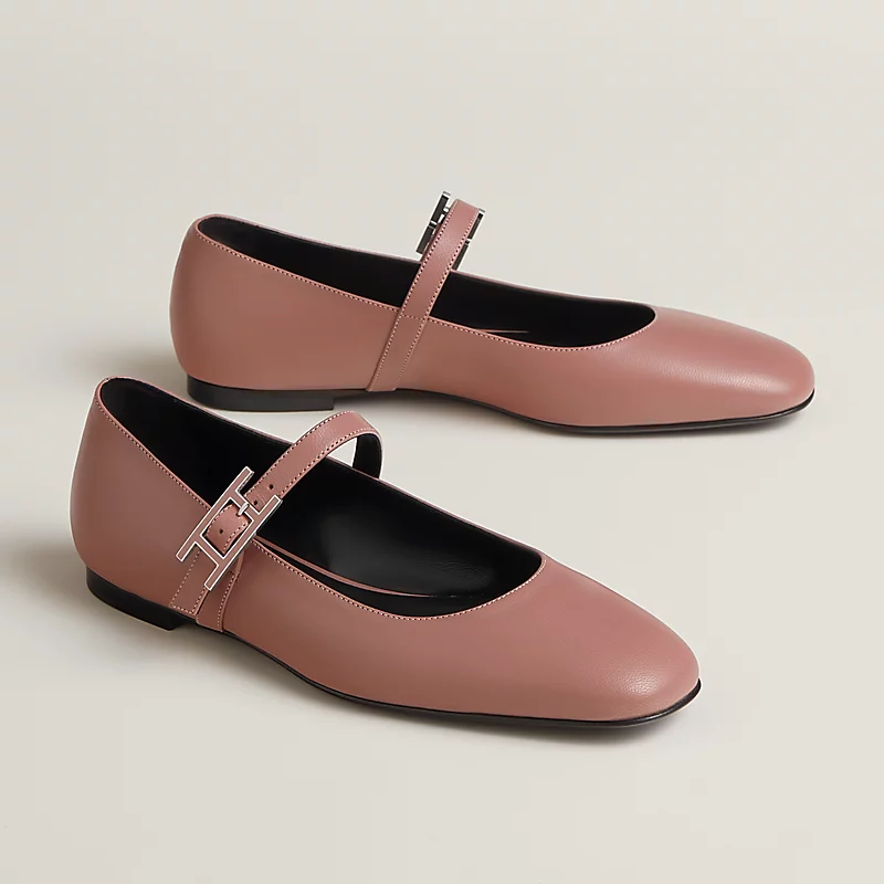 Jane ballet flat rose antique