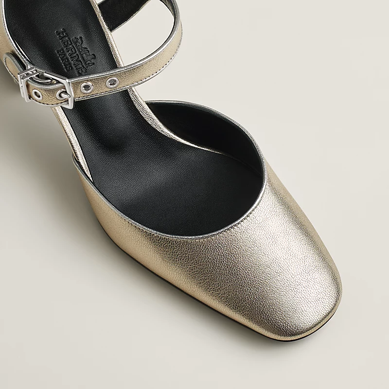 Kamilla 60 pump platine/gris argentÃ©