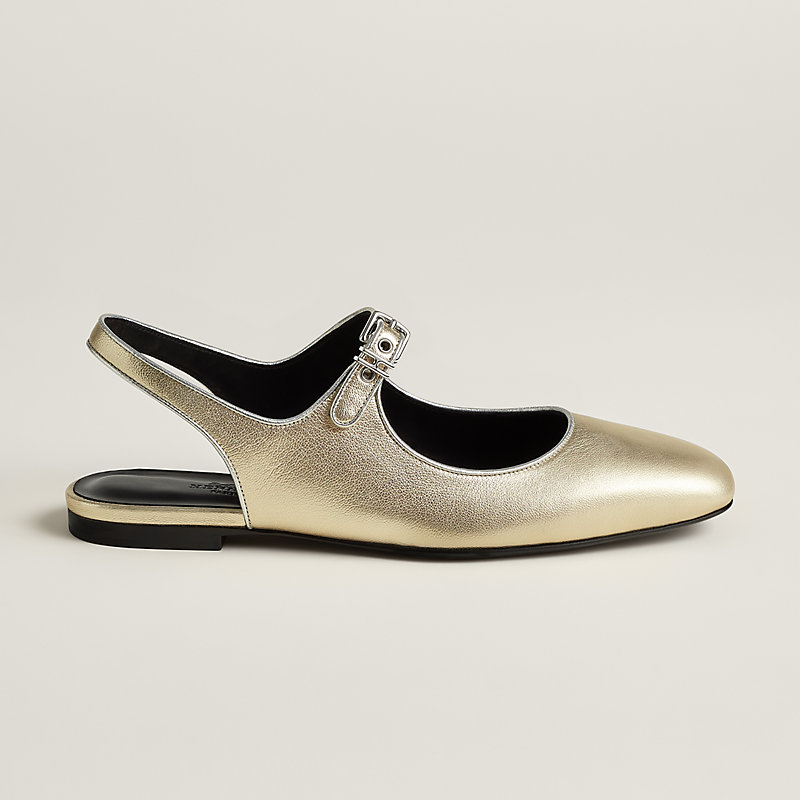 Kleo slingback platine/gris argentÃ©