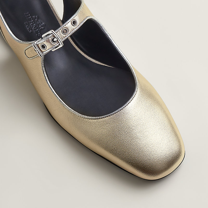Kleo slingback platine/gris argentÃ©