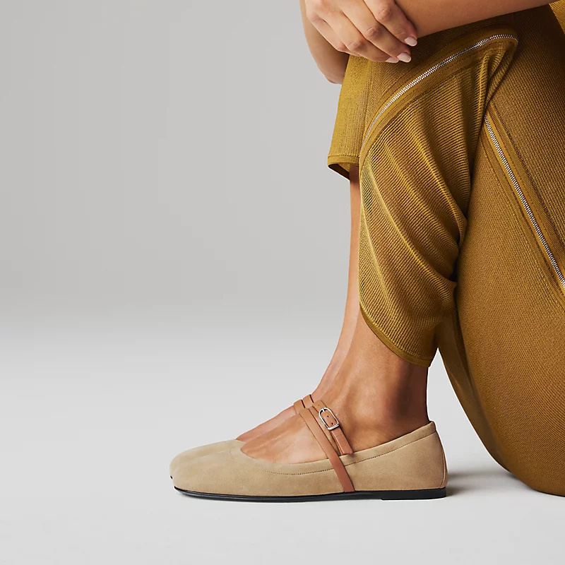 Jolly ballet flat beige lin/naturel