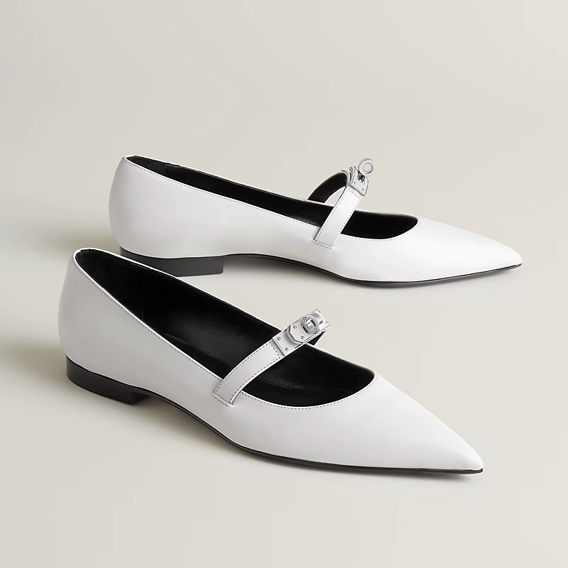Kelly ballet flat gris clair