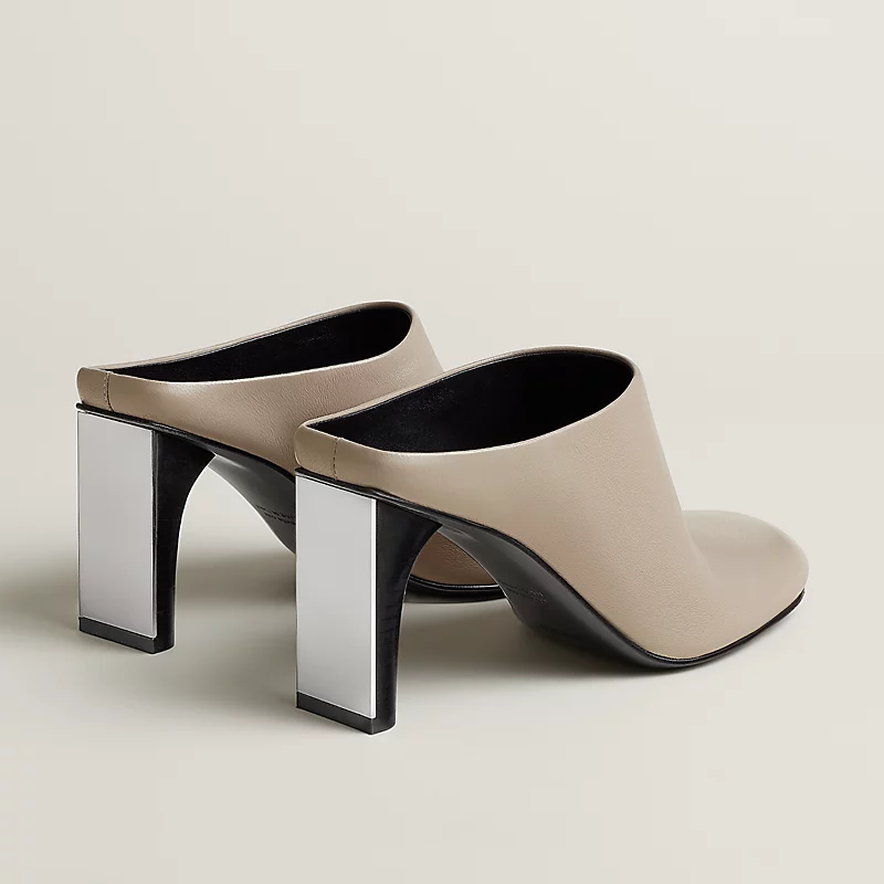 Lina 80 mule beige galet
