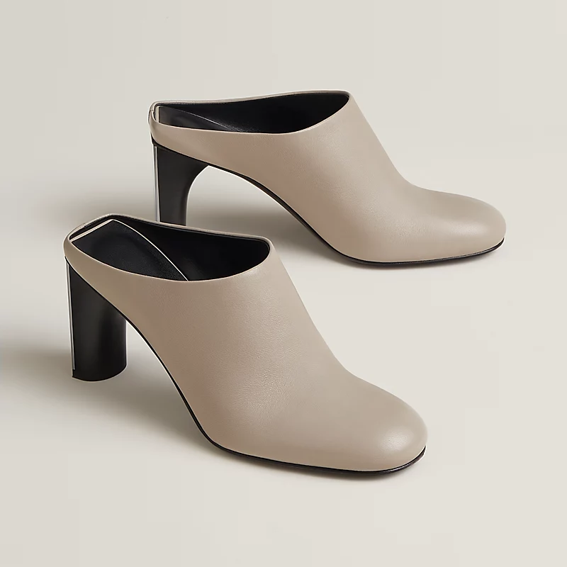 Lina 80 mule beige galet