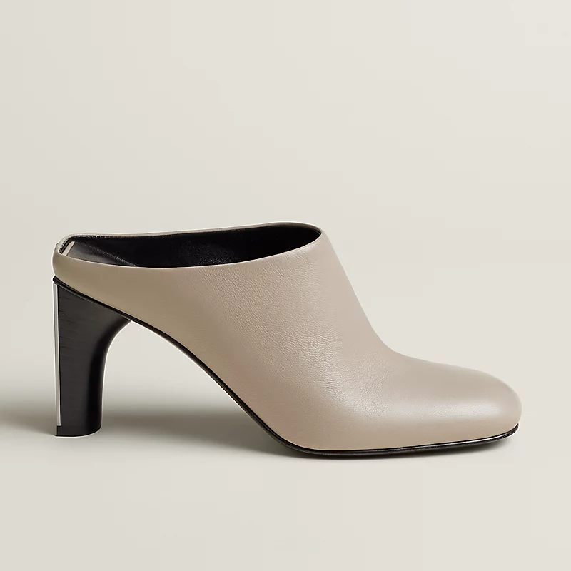 Lina 80 mule beige galet